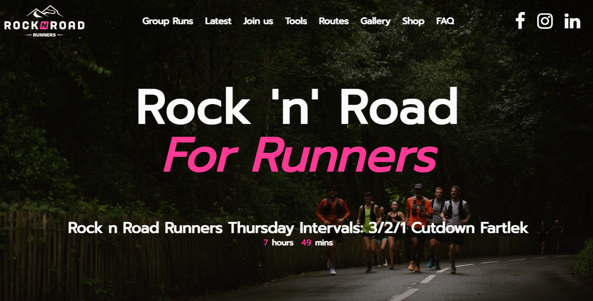 New Website: Rock n Road Runners