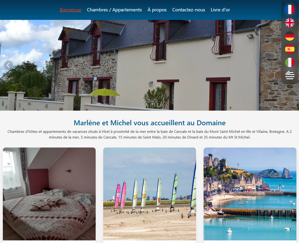 New Website: Le Domaine
